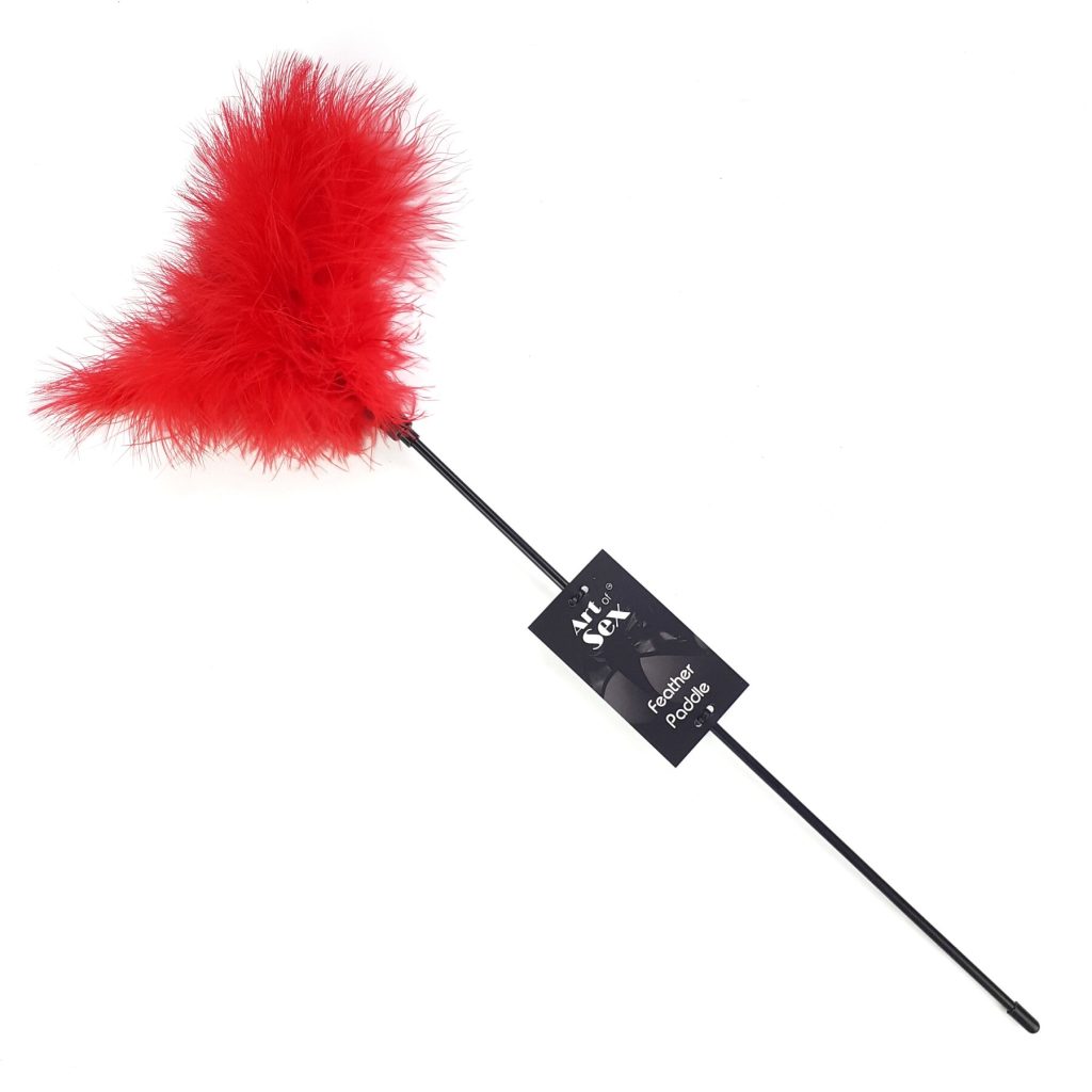 Щекоталка с пером индюка Art of Sex – Feather Paddle