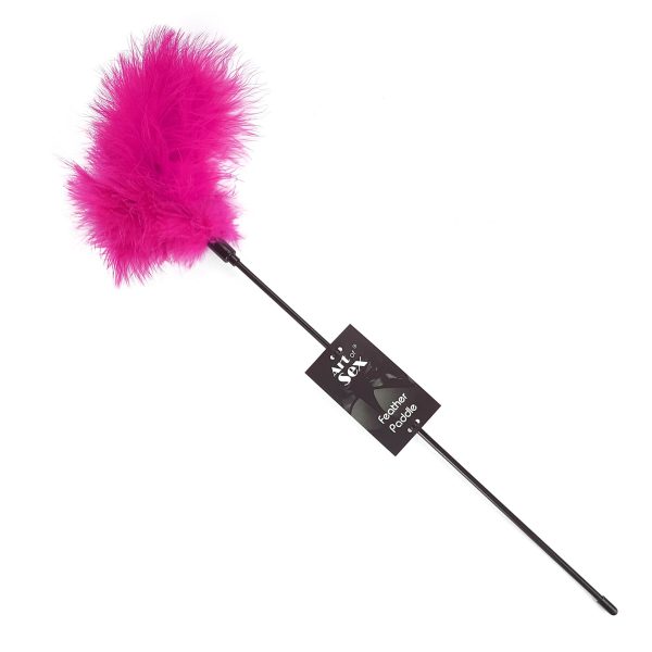 Щекоталка с пером индюка Art of Sex – Feather Paddle