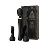 Вибромассажер с насадками Zalo — Kyro Wand Obsidian