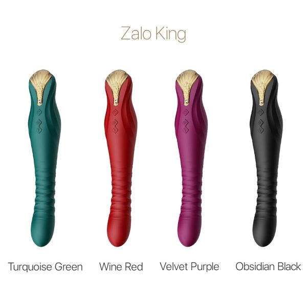Смартвибратор-пульсатор Zalo — King Wine кристалл Swarovski