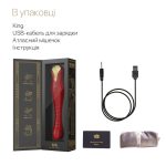 Смартвибратор-пульсатор Zalo — King Wine кристалл Swarovski