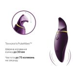 Вібратор 2в1 з язичком Zalo — Hero Twilight кристал Swarovski