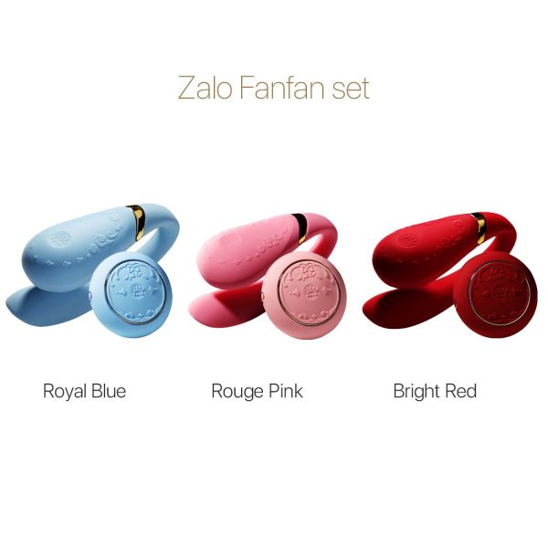 Смартвибратор для пар Zalo — Fanfan set Bright пульт ДУ
