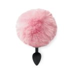 Силіконова анальна пробка М Art of Sex - Silicone Butt plug Rabbit Tail діаметр 3,5 см