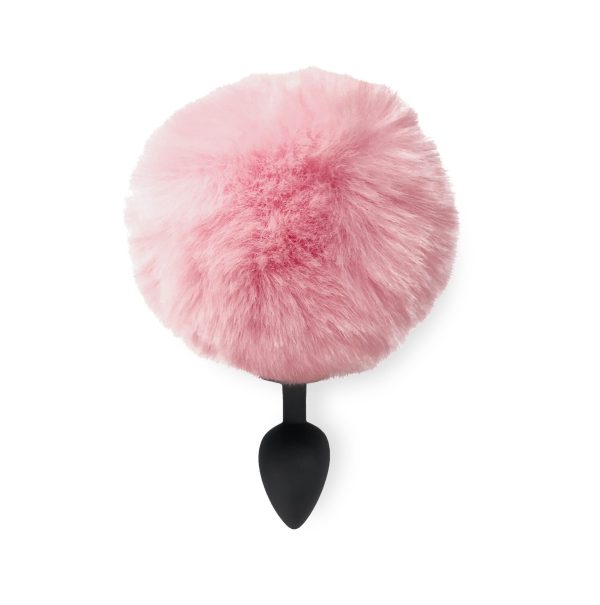 Силіконова анальна пробка М Art of Sex - Silicone Butt plug Rabbit Tail діаметр 3,5 см