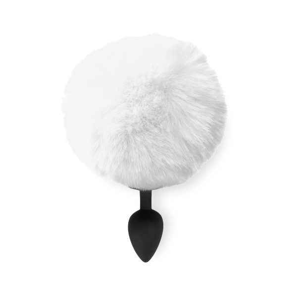 Силіконова анальна пробка М Art of Sex - Silicone Butt plug Rabbit Tail діаметр 3,5 см