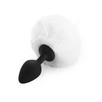 Силіконова анальна пробка М Art of Sex - Silicone Butt plug Rabbit Tail діаметр 3,5 см