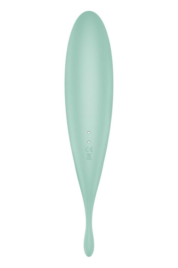 Смарт-вибратор для клитора с вакуумной стимуляцией Satisfyer Twirling Pro+ Mint