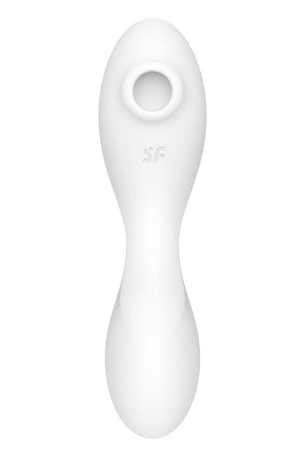 Вакуумный смарт-стимулятор с вибрацией Satisfyer Curvy Trinity 5 ( ), управление со смартфона