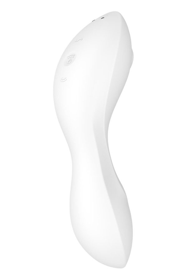 Вакуумный смарт-стимулятор с вибрацией Satisfyer Curvy Trinity 5 ( ), управление со смартфона
