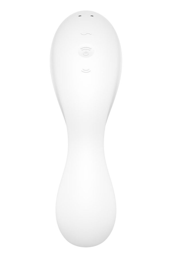 Вакуумный смарт-стимулятор с вибрацией Satisfyer Curvy Trinity 5 ( ), управление со смартфона