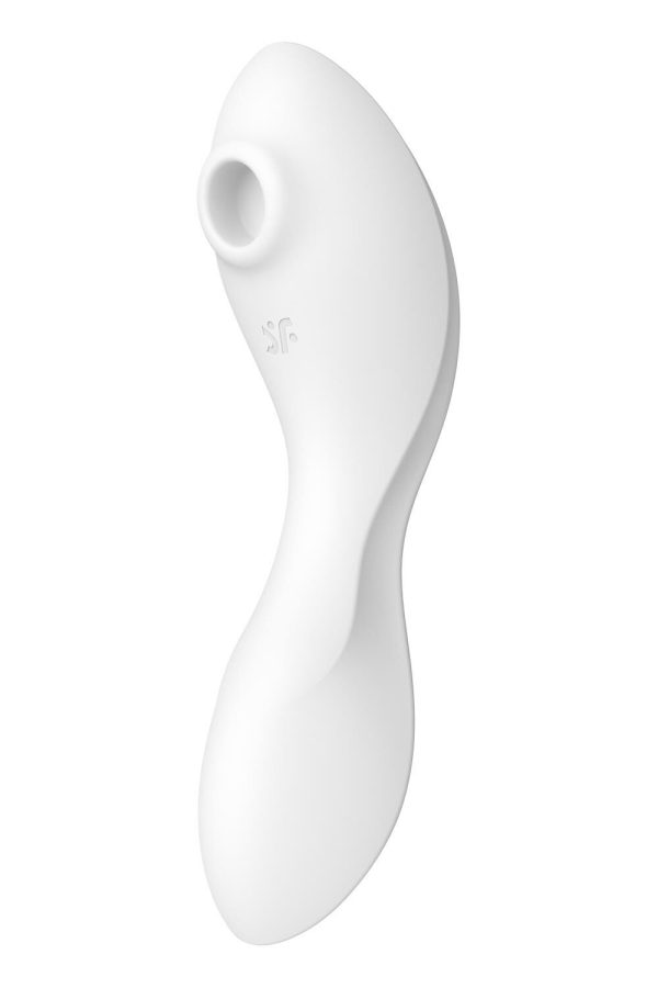 Вакуумный смарт-стимулятор с вибрацией Satisfyer Curvy Trinity 5 ( ), управление со смартфона