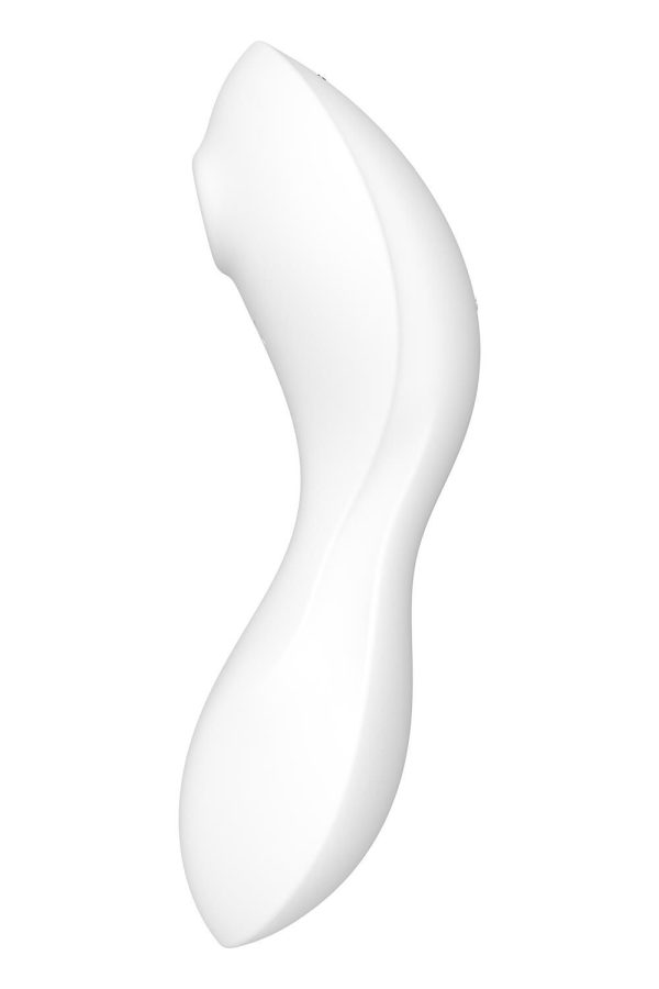 Вакуумный смарт-стимулятор с вибрацией Satisfyer Curvy Trinity 5 ( ), управление со смартфона