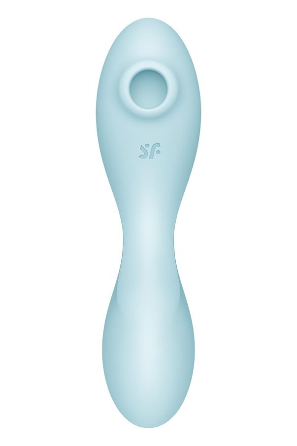 Вакуумный смарт-стимулятор с вибрацией Satisfyer Curvy Trinity 5 ( ), управление со смартфона