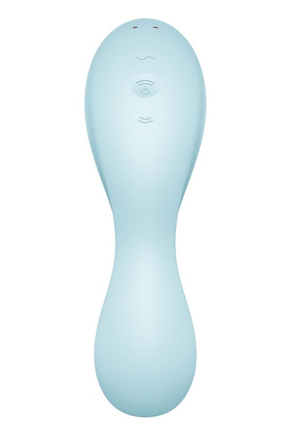 Вакуумный смарт-стимулятор с вибрацией Satisfyer Curvy Trinity 5 ( ), управление со смартфона