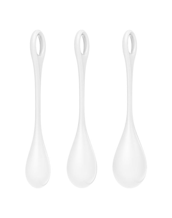 Набор йони бусин Satisfyer Yoni Power 1 диаметр 2-2,5-3см, вес 22-46-74гр