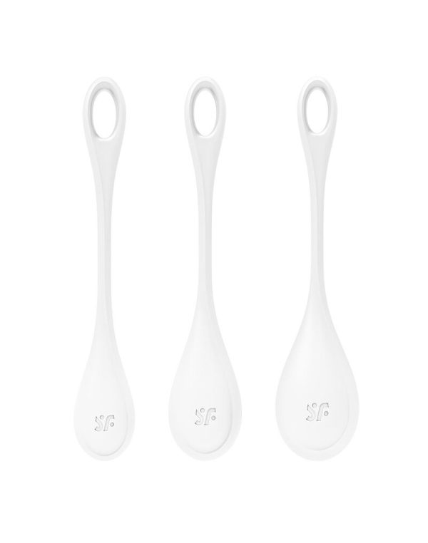 Набор йони бусин Satisfyer Yoni Power 1 диаметр 2-2,5-3см, вес 22-46-74гр