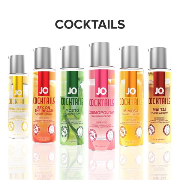 Лубрикант на водній основі JO Cocktails — Mimosa без цукру, рослинний гліцерин (60 мл)