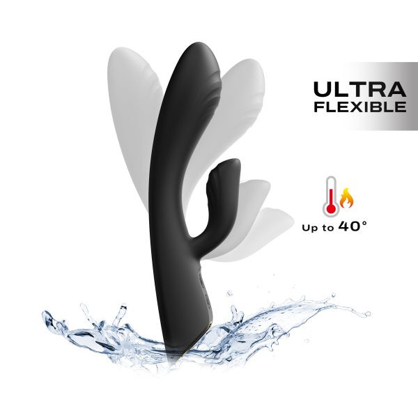 Вибратор-кролик с подогревом Dorcel FLEXI RABBIT гибкий ствол