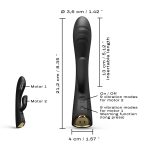Вібратор-кролик з підігрівом Dorcel FLEXI RABBIT гнучкий стовбур