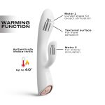 Вібратор-кролик з підігрівом Dorcel FLEXI RABBIT гнучкий стовбур