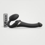 Безремневой вибрострапон с вакуумной стимуляцией Strap-On-Me MULTI ORGASM регулируемый