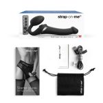 Безремневой вибрострапон с вакуумной стимуляцией Strap-On-Me MULTI ORGASM регулируемый
