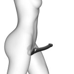 Безремневой вибрострапон с вакуумной стимуляцией Strap-On-Me MULTI ORGASM регулируемый