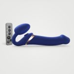 Безремневой вибрострапон с вакуумной стимуляцией Strap-On-Me MULTI ORGASM регулируемый