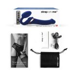 Безремневой вибрострапон с вакуумной стимуляцией Strap-On-Me MULTI ORGASM регулируемый