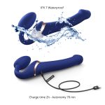 Безремневой вибрострапон с вакуумной стимуляцией Strap-On-Me MULTI ORGASM регулируемый