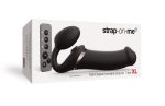 Безремневой вибрострапон с вакуумной стимуляцией Strap-On-Me MULTI ORGASM регулируемый