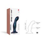 Дилдо Strap-On-Me DILDO PLUG SNAKY METALLIC размер диаметр 4 см, вводимая длина 15,3 см