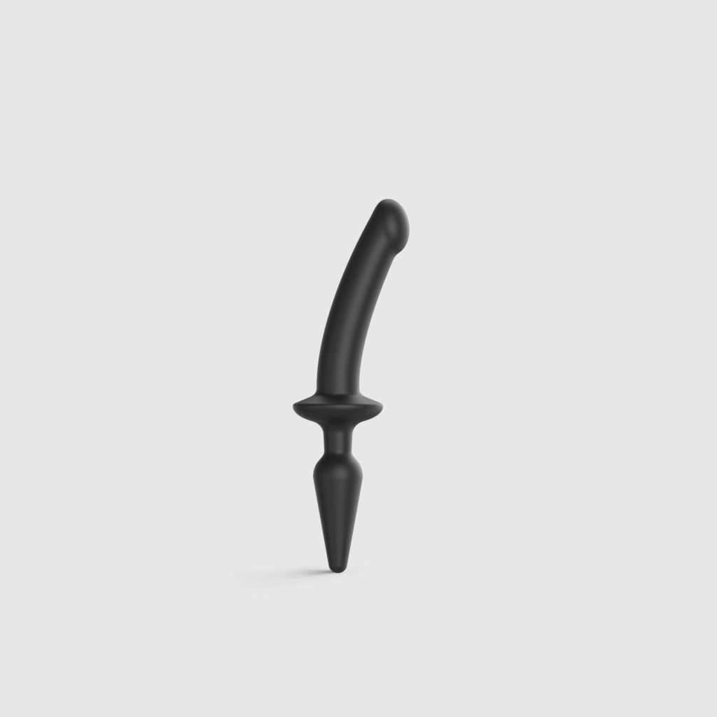 Анальна пробка з дилдо 2в1 Strap-On-Me SWITCH PLUG-IN DILDO діаметр 3,3/2,9 см