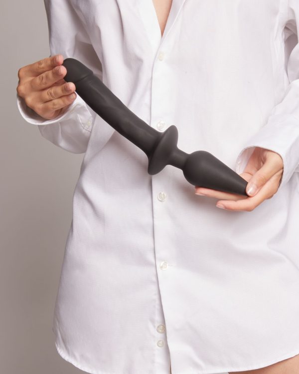 Анальна пробка з дилдо 2в1 Strap-On-Me SWITCH PLUG-IN REALISTIC DILDO діаметр 5,2/3,9 см