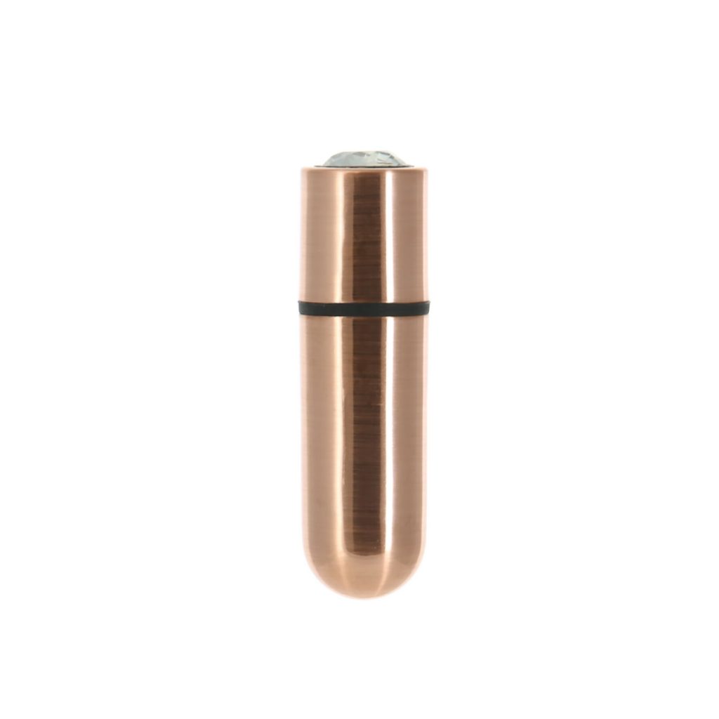 Вибропуля PowerBullet First-Class Bullet 2.5″ with Key Chain Pouch, Rose 9 режимов вибрации