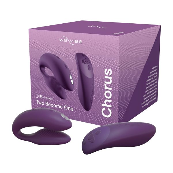 Смарт-вибратор для пар We-Vibe Chorus сенсорное управление вибрациями сжатием пульта
