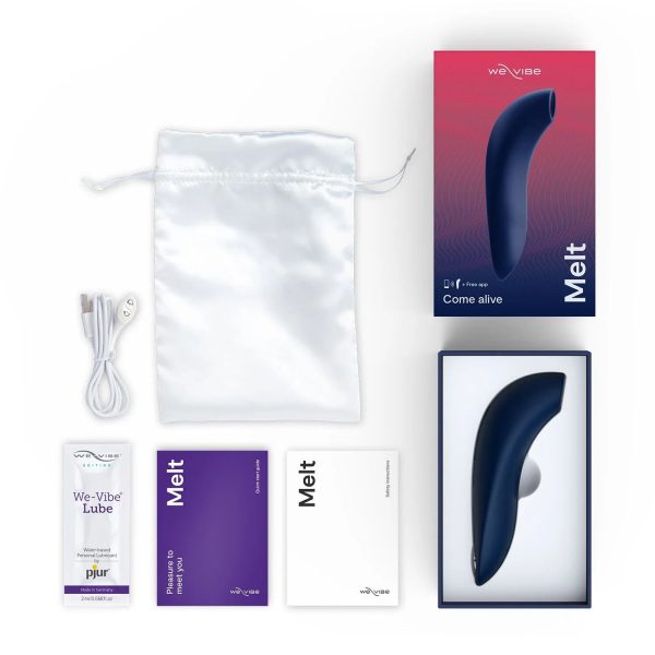 Вакуумный смарт-стимулятор для пар We-Vibe Melt Midnight удобно совмещать с проникающим сексом