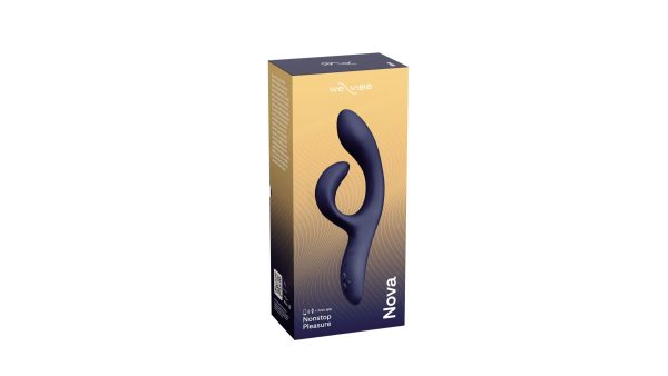 Смарт вибратор-кролик We-Vibe Nova Midnight эргономичный, регулируемый угол наклона ствола