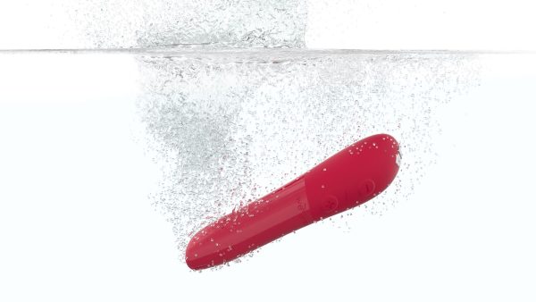 Мощная вибропуля Tango X Cherry by We-Vibe, 7 режимов вибрации, 8 уровней интенсивности