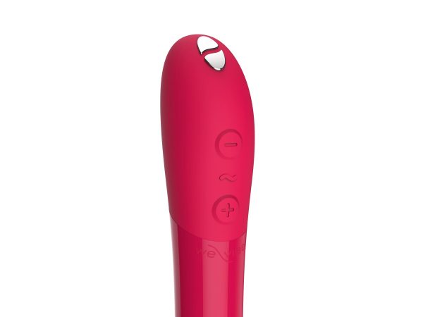 Мощная вибропуля Tango X Cherry by We-Vibe, 7 режимов вибрации, 8 уровней интенсивности