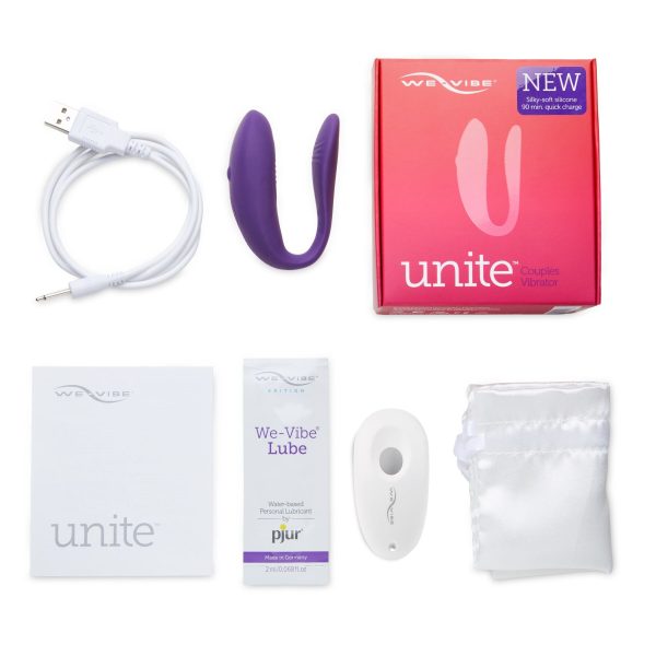 Недорогой вибратор для пар We-Vibe Unite однокнопочный пульт ДУ