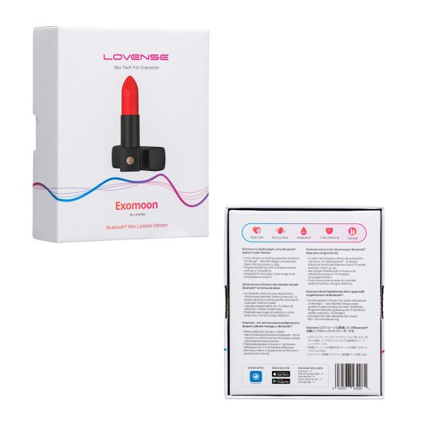 Вибратор-помада Lovense Exomoon, работает через приложение