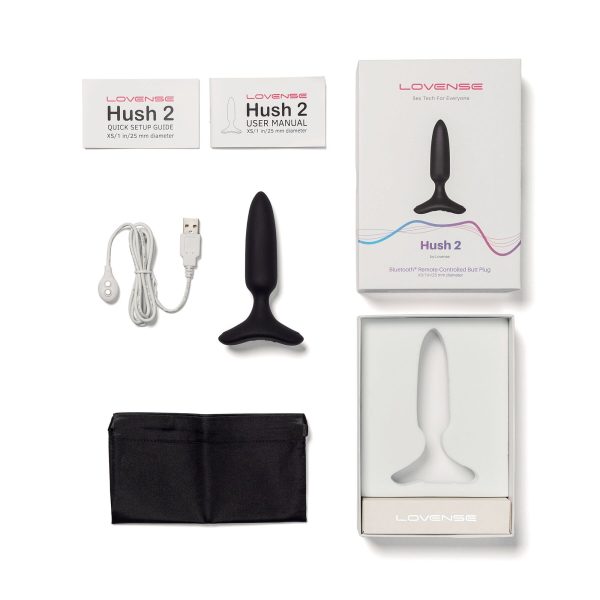 Анальна смарт-вібропробка Lovense Hush 2, розмір