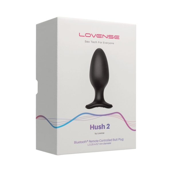Анальна смарт-вібропробка Lovense Hush 2, розмір