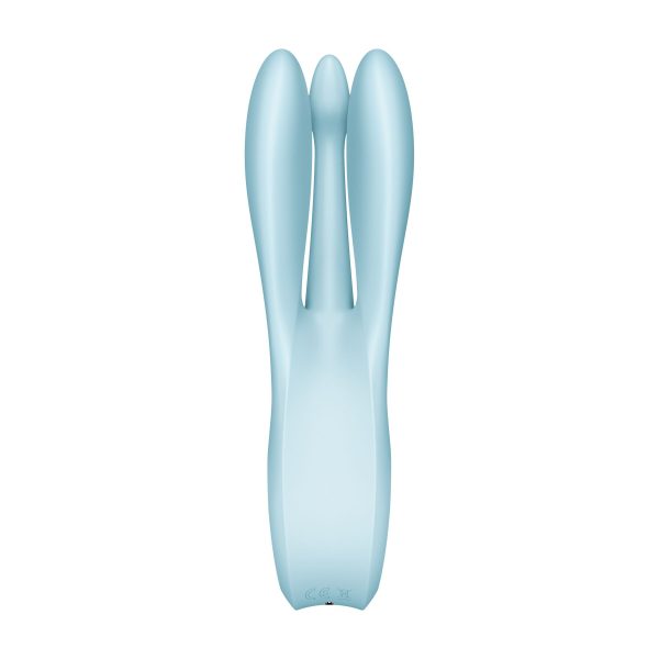 Клиторальный вибратор Satisfyer Threesome 1 Light с тремя гибкими пальчиками