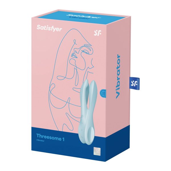 Клиторальный вибратор Satisfyer Threesome 1 Light с тремя гибкими пальчиками