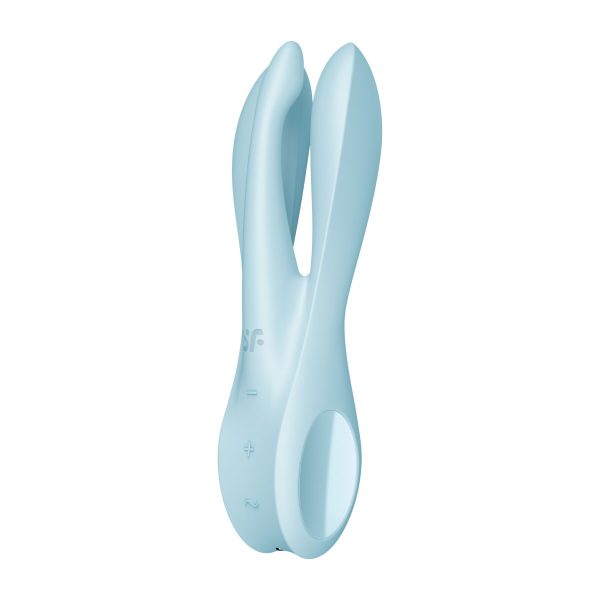 Клиторальный вибратор Satisfyer Threesome 1 Light с тремя гибкими пальчиками