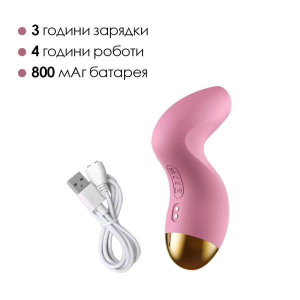 Вакуумный клиторальный стимулятор Svakom Pulse Pure Pale 5 режимов, 5 интенсивностей в каждом