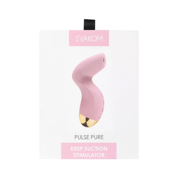 Вакуумный клиторальный стимулятор Svakom Pulse Pure Pale 5 режимов, 5 интенсивностей в каждом